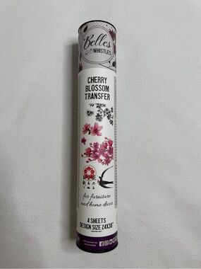 Dixie Belle Belles & Whistles Cherry Blossom Transfer 24x38 4 Sheets